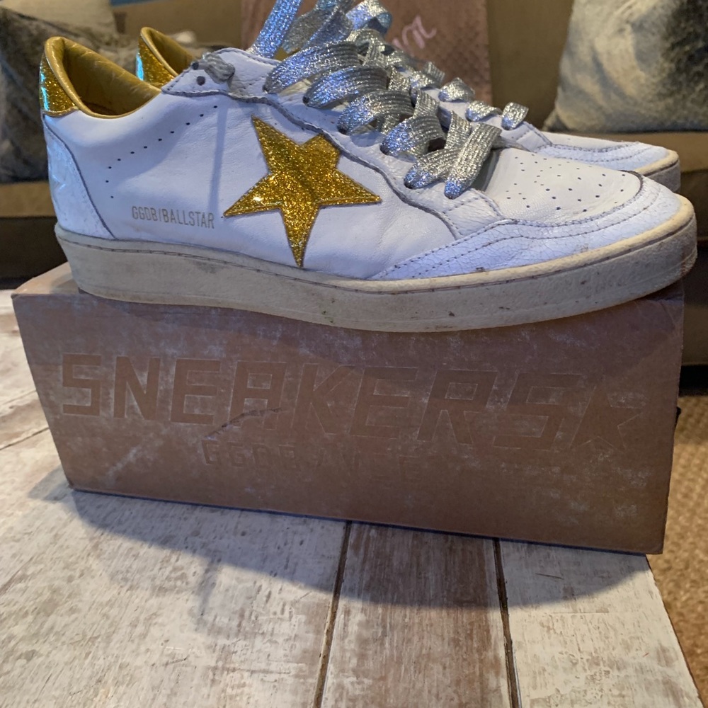 Golden Goose Ball Star Sneakers Sz 40-fit like 41